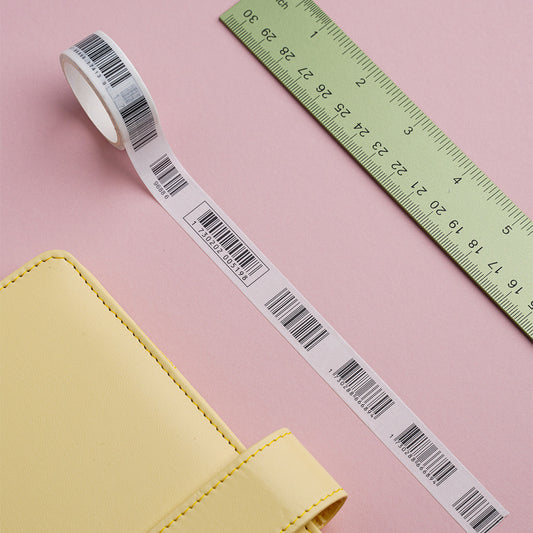 Barcode washi tape