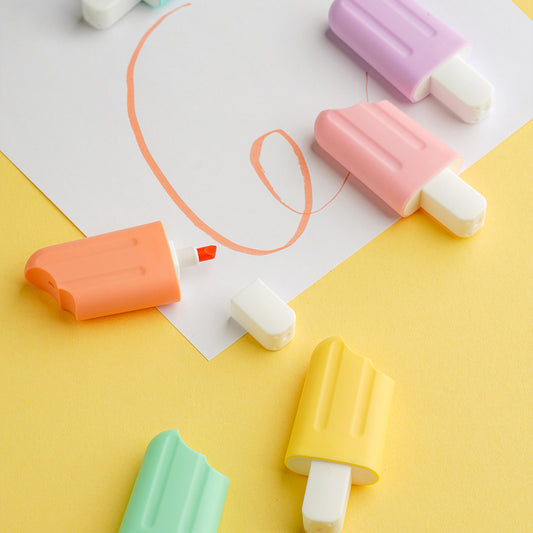 Ice lolly Highlighter set (  pack of 6 )