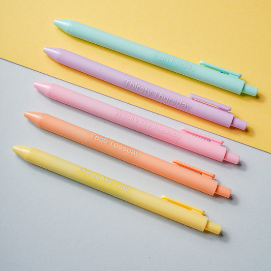 Mon-Fri pen set