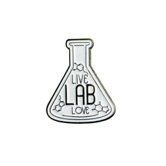 live lab love Enamel Pin