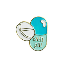 chill pill Enamel Pin