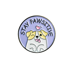 stay pawsitive Enamel Pin