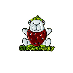 strawbearry Enamel Pin