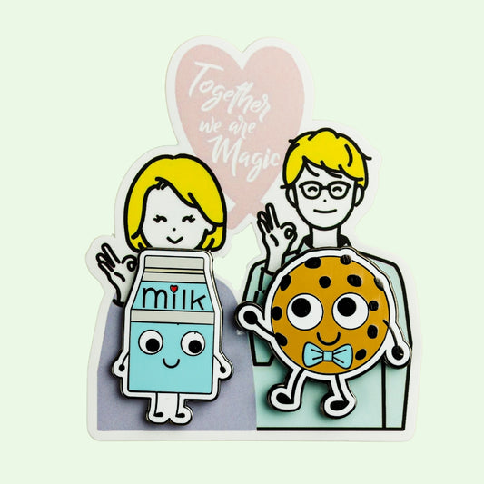 Milk & cookie Enamel pin