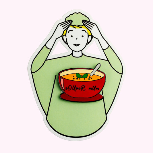 Souper Mum Enamel Pin