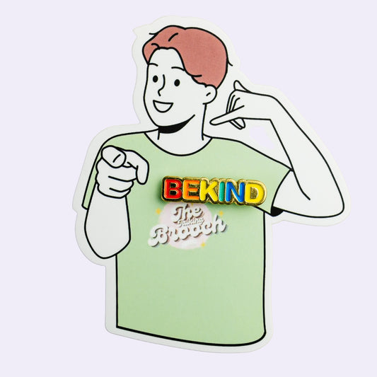 Bekind Enamel Pin