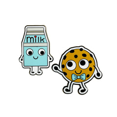 Milk & cookie Enamel pin