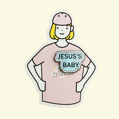 jesus's baby Enamel Pin