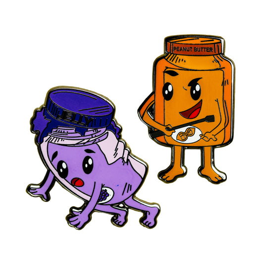 Jelly & peanut butter Enamel Pin